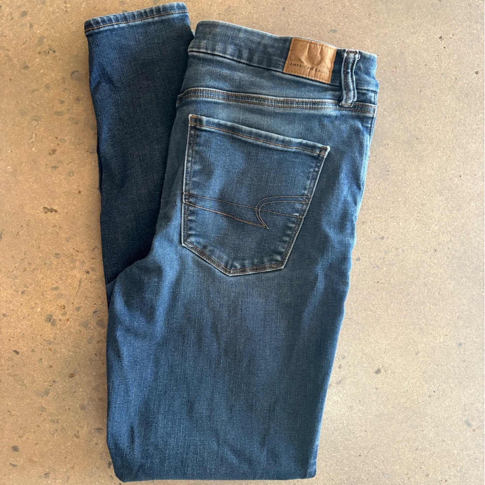 American Eagle next level stretch curvy high rise jegging 12l 12 long